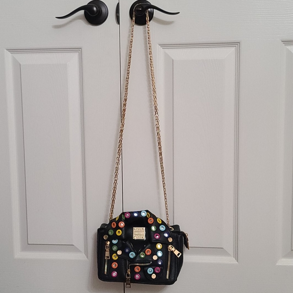 MLGH motorcycle jacket bag in black OR pink!
